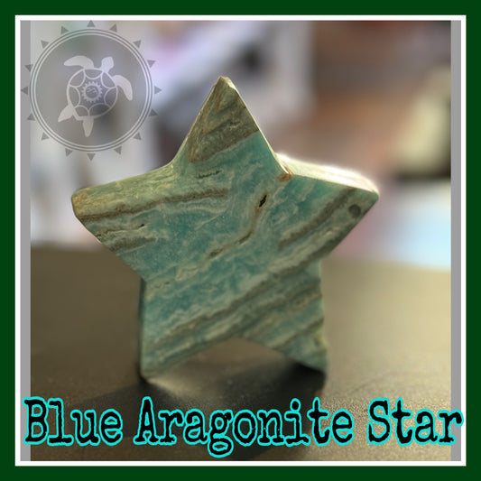 Blue Aragonite Star